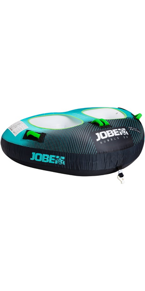 2026 Jobe Rumble 2 Person Towable 230226001 - Black / Turquoise